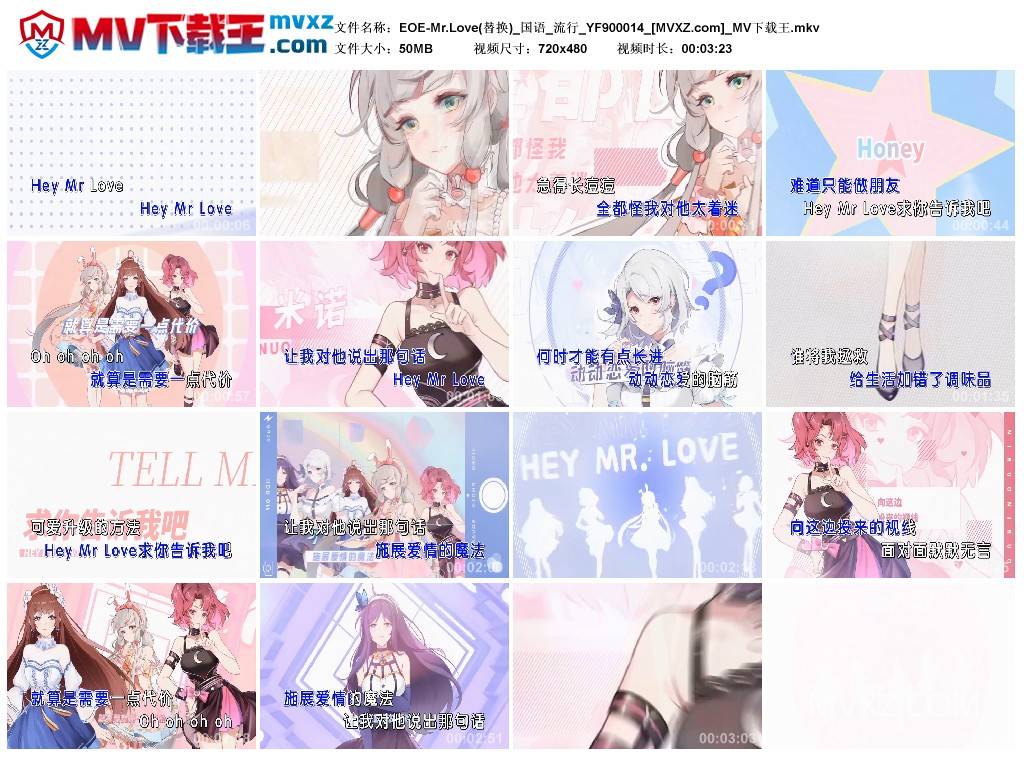 EOE-Mr.Love(替换)_国语_流行_YF900014